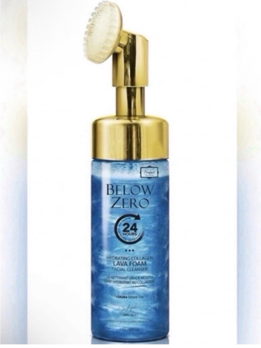 Below Zero NIP Glacier Ice Oil Control Lava Foam Cleanser W/Brush Head